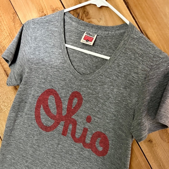Homage Script Ohio Women’s Tee, Size Medium - Picture 3 of 15